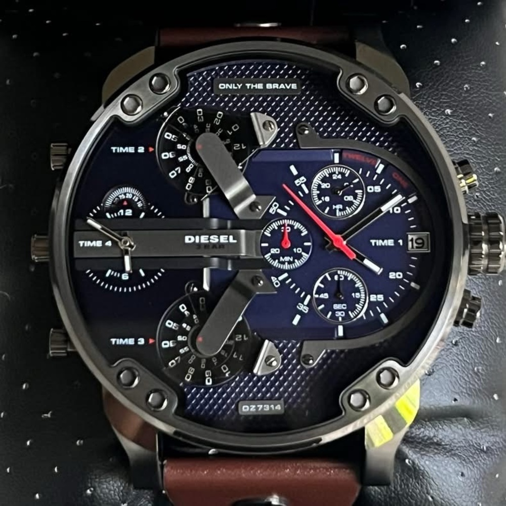 DZ7314 - Diesel Men’s Mr. Daddy 2.0 Brown Leather Watch